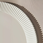 Зеркало в круглой фактурной раме Mirror Modern Texture белое варинант исполнения - 4 | Loft Concept в Самаре