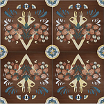 Плитка с узором Клубника варинант исполнения - 1 | Loft Concept в Самаре