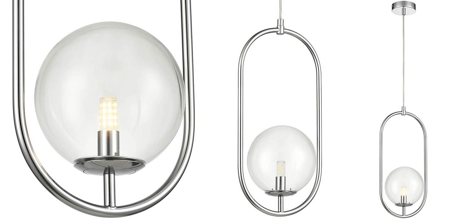 Подвесной светильник B.LUX C Ball oval chrome Подвесной светильник B.LUX C Ball oval chrome - Loft-Concept в Самаре