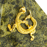 Шкатулка пирамида из натурального камня змеевик Stone Casket варинант исполнения - 3 | Loft Concept в Самаре