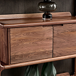 Стеллаж в гостиную для книг Moon Walnut Furniture варинант исполнения - 7 | Loft Concept в Самаре