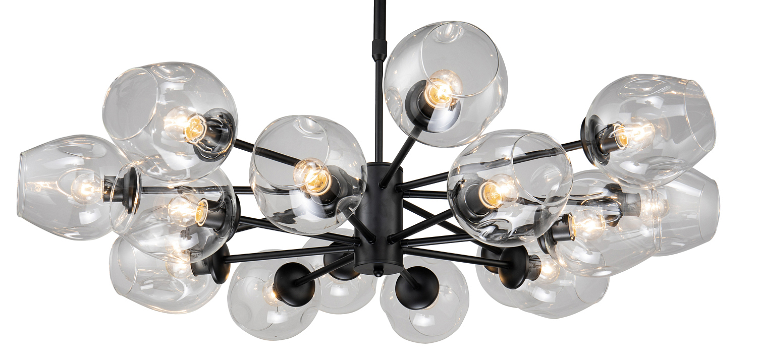 Люстра Branching Bubble Chandelier black 16 Люстра Branching Bubble Chandelier black 16 - Loft-Concept в Самаре