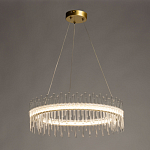 Люстра круглая с прозрачными стеклянными трубками 51 см Nembus варинант исполнения - 3 | Loft Concept в Самаре