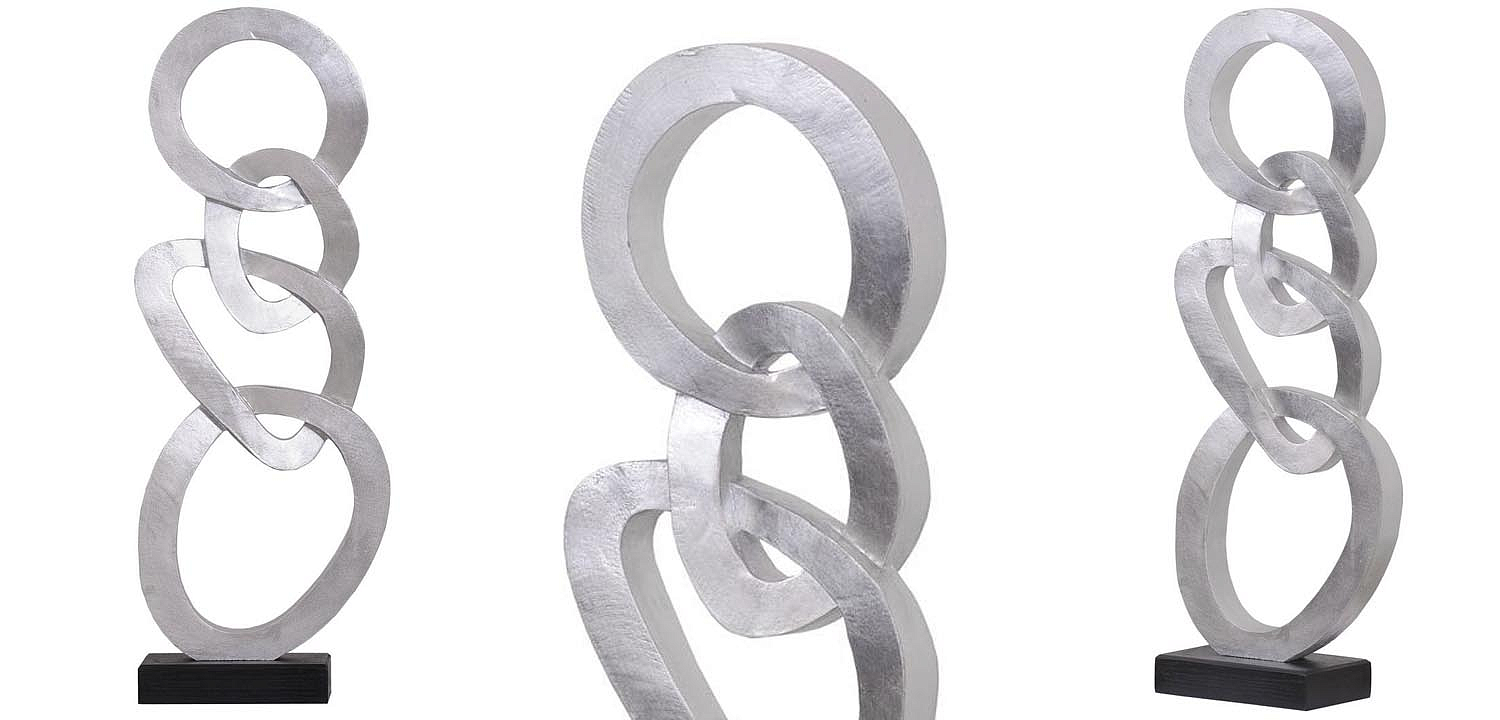 Статуэтка Anillos Statuette silver II Статуэтка Anillos Statuette silver II - Loft-Concept в Самаре