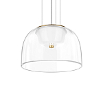 Подвесной светильник с куполообразным прозрачным стеклянным плафоном Grada Light варинант исполнения - 7 | Loft Concept в Самаре