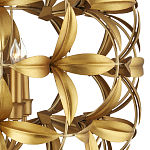 Люстра в форме шара из золотых лепестков Hanging Flowers варинант исполнения - 2 | Loft Concept в Самаре