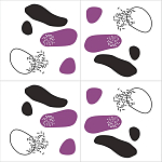 Плитка с узором Камни варинант исполнения - 1 | Loft Concept в Самаре