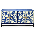 Буфет в гостиную с инкрустацией Bone Inlay Deco Sideboard - Orleans ZEBRA варинант исполнения - 4 | Loft Concept в Самаре