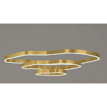 Люстра подвесная с 3-мя ассиметричными светодиодными лампами Golden Current варинант исполнения - 1 | Loft Concept в Самаре