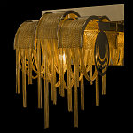 Бра с перфорированными металлическими дугами и цепочками 22 см Atlantis Chain варинант исполнения - 6 | Loft Concept в Самаре