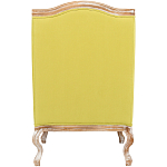 Кресло из натурального бука бежевое с изображением птиц и цветов Beige Green Chinoiserie Garden Armchair варинант исполнения - 2 | Loft Concept в Самаре