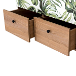 Шкаф с принтом Floral notes варинант исполнения - 3 | Loft Concept в Самаре