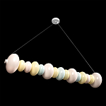 Подвесной светильник светодиодный горизонтальный в виде ожерелья из пастельных сфер Pastel Lunaria Horizon  варинант исполнения - 3 | Loft Concept в Самаре