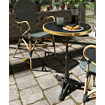 Кресло плетеное из ротанга Ronald Black White Rattan Chair варинант исполнения - 9 | Loft Concept в Самаре