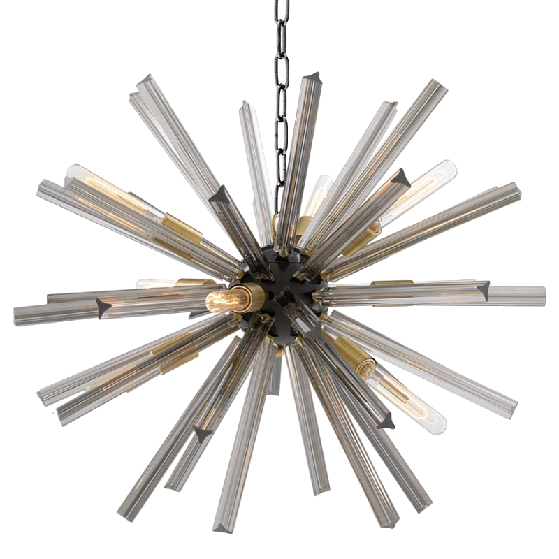 Люстра Chandelier Equalizer S Smoke Дымчатый (Smoke) Латунь Черный Люстра Chandelier Equalizer S Smoke Дымчатый (Smoke) Латунь Черный в Самаре | Loft Concept
