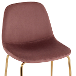 Барный стул на золотистых ножках VENDRAMIN Pink варинант исполнения - 6 | Loft Concept в Самаре