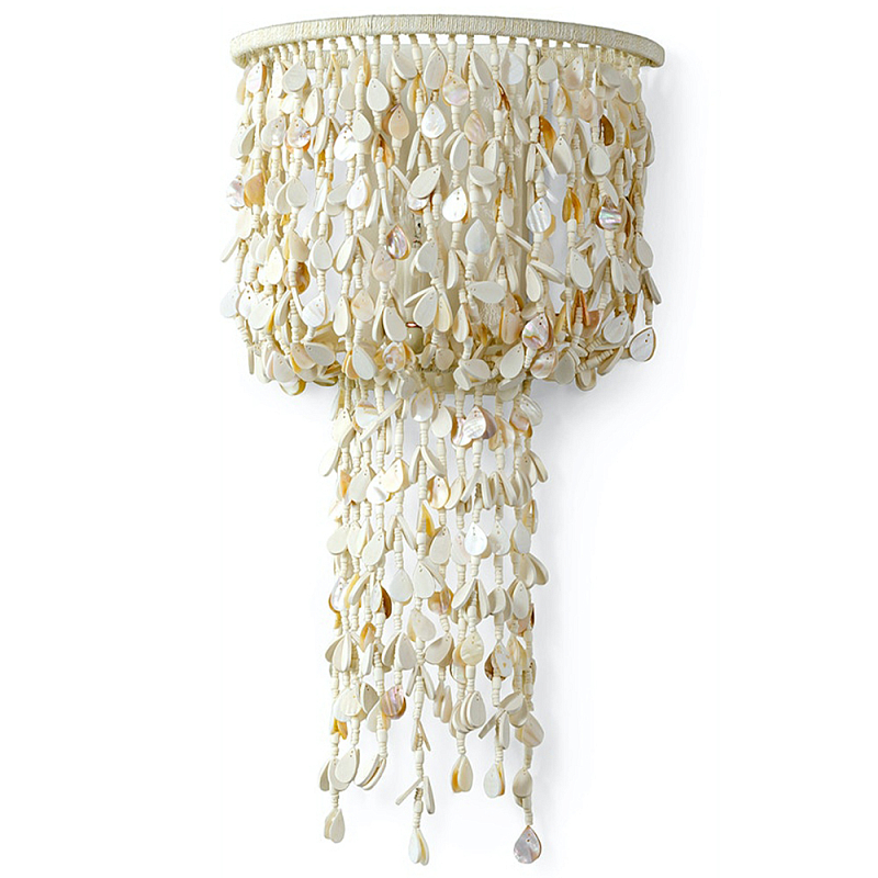Бра Wooden Drops Weber Lamp Бежевый Молочный Коричневый Бра Wooden Drops Weber Lamp Бежевый Молочный Коричневый в Самаре | Loft Concept
