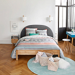 Бра из металла и дерева Ruell White Metal Wooden Wall Lamp варинант исполнения - 3 | Loft Concept в Самаре