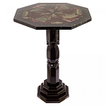 Кофейный стол из натуральных камней Змеевик и Яшма Natural Stone Tables варинант исполнения - 1 | Loft Concept в Самаре