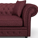 Мебельная ткань Шенилл бордовый цвет 138 см T4-38 варинант исполнения - 8 | Loft Concept в Самаре