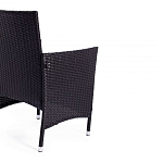 Обеденный комплект из искуственного ротанга Vintara черный варинант исполнения - 2 | Loft Concept в Самаре