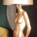 Лампа MANNEQUIN LAMP с абажуром женственность в деталях варинант исполнения - 9 | Loft Concept в Самаре