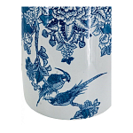 Ваза с мотивами цветущего сада с попугаями Vase Inspired by Nature варинант исполнения - 3 | Loft Concept в Самаре