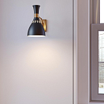 Бра с плафоном в форме песочных часов с узкими перфорированными отверстиями Feiss варинант исполнения - 7 | Loft Concept в Самаре