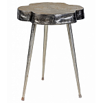 Металлический столик со столешницей в виде слеба Slabby варинант исполнения - 1 | Loft Concept в Самаре