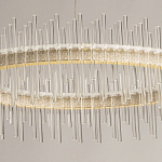 Люстра круглая с прозрачными стеклянными трубками 51 см Nembus варинант исполнения - 4 | Loft Concept в Самаре