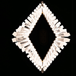 Люстра золотого цвета в форме галочки с каскадом длинных прозрачных трубок Eurofase варинант исполнения - 12 | Loft Concept в Самаре