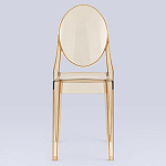 Прозрачный стул с янтарным оттенком LOUIS GHOST CHAIR варинант исполнения - 3 | Loft Concept в Самаре