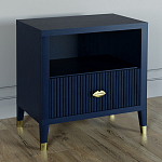 Прикроватная тумбочка с полкой Elsa Dreams Blue варинант исполнения - 1 | Loft Concept в Самаре