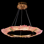 Люстра в форме кольца розовая Warm Pink Light варинант исполнения - 3 | Loft Concept в Самаре