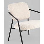 Кресло лаунж Rooney букле белый варинант исполнения - 4 | Loft Concept в Самаре