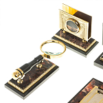 Настольный письменный набор из яшмы и долерита с декором в виде коня Manager Organizer варинант исполнения - 6 | Loft Concept в Самаре