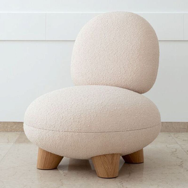 Кресло Инь Белый Коричневый в Самаре | Loft Concept 