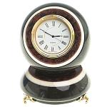 Часы настольные в виде шара из натурального камня Ball Stone Clock варинант исполнения - 7 | Loft Concept в Самаре