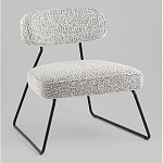 Кресло лаунж Kate букле серый варинант исполнения - 1 | Loft Concept в Самаре