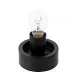 Настольный светильник с янтарным рельефным плафоном Lamp with Frozen Glass Effect варинант исполнения - 2 | Loft Concept в Самаре