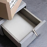 Консоль с зеркалом и  3-мя вращающимися ящиками Eloida варинант исполнения - 4 | Loft Concept в Самаре