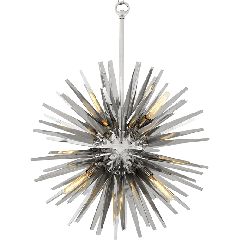 Люстра Chandelier Gregorian L Stainless Steel Нержавеющая сталь в Самаре | Loft Concept 