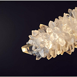 Люстра линейная светодиодная из необработанных кристаллов Mountain Comet варинант исполнения - 2 | Loft Concept в Самаре