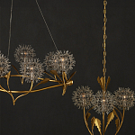 Люстра круглая с декором в виде цветков одуванчика Hanging Dandelion варинант исполнения - 6 | Loft Concept в Самаре