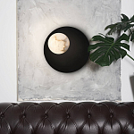 Бра с овальным основанием золотого цвета  и плафоном из алебастра Shaw Lighting варинант исполнения - 4 | Loft Concept в Самаре