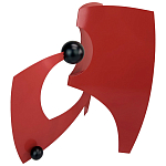 Декоративная статуэтка Abstract Figure Two Spheres Red Figurine варинант исполнения - 1 | Loft Concept в Самаре