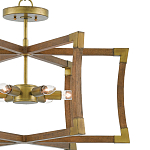 Подвесной светильник в форме фонаря коричневый Brown Eco Lantern варинант исполнения - 1 | Loft Concept в Самаре