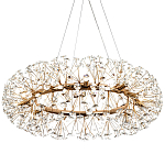 Круглая подвесная люстра Crystal Dandelions Chandelier варинант исполнения - 4 | Loft Concept в Самаре