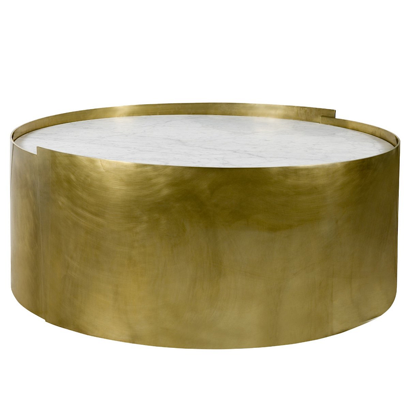 Кофейный Стол Alta Coffee Table Латунь Белый Кофейный Стол Alta Coffee Table Латунь Белый в Самаре | Loft Concept