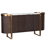 Комод  округлой формы с дверцами Chest of Precious Breed варинант исполнения - 2 | Loft Concept в Самаре